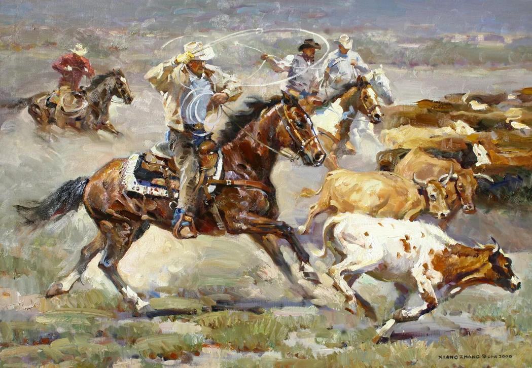 At Ken's Ranch 28" x 40" SOLD