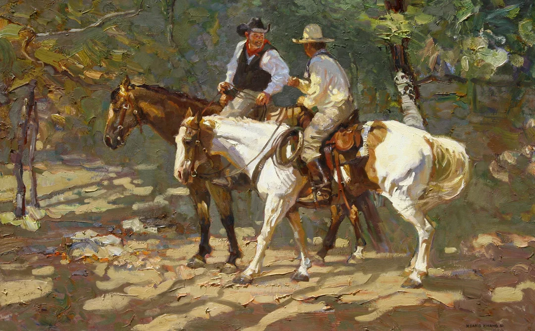 Talking It Over 30” x 48”