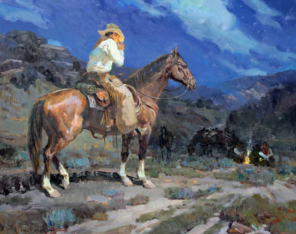Taking a Break 32" x 40" SOLD