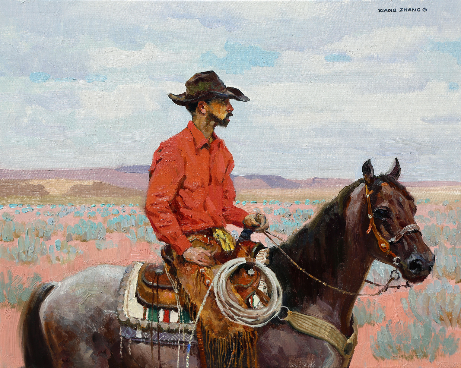 Red Shirt 16" x 20"