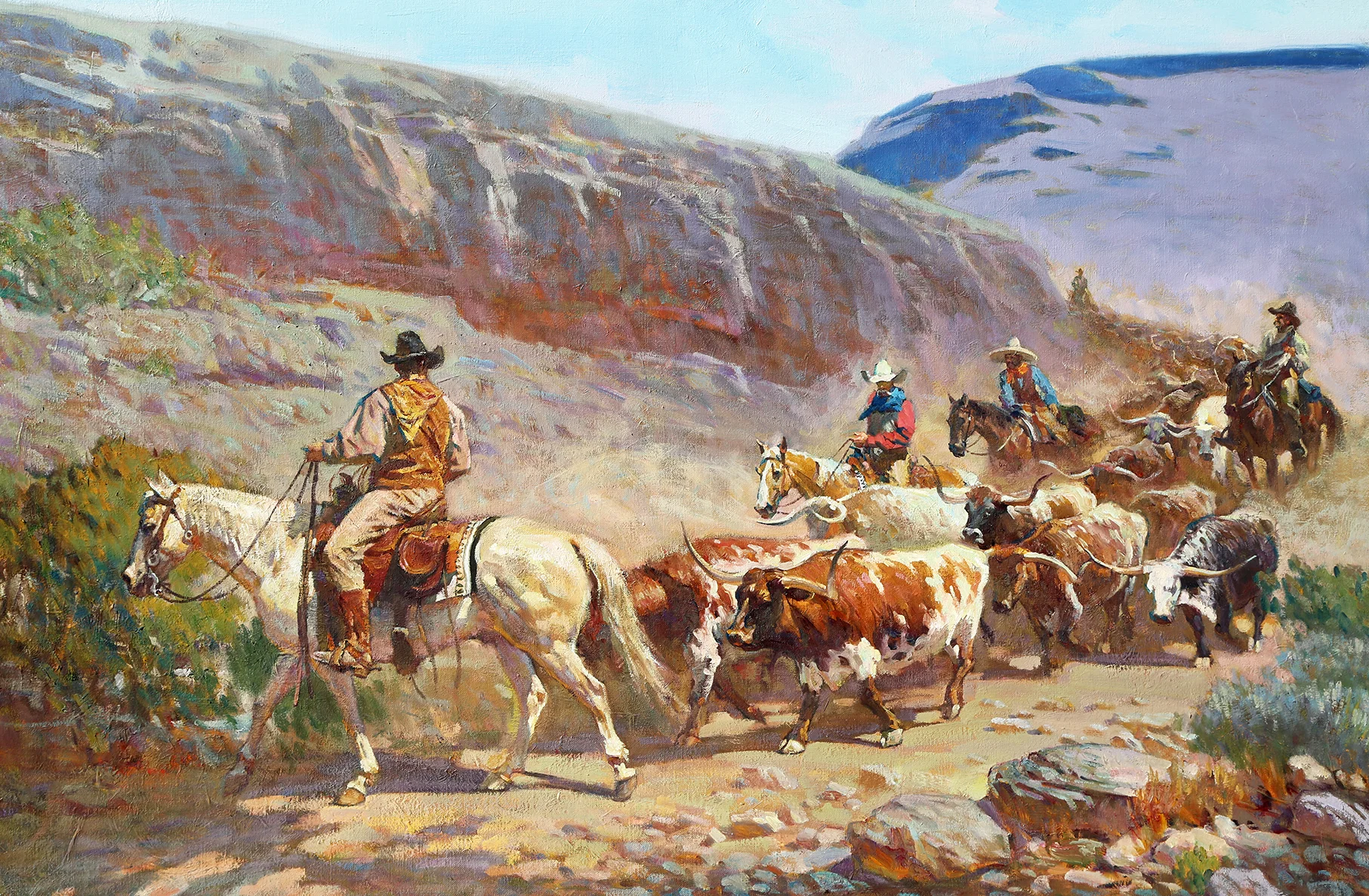 Dusty Canyon Drive 40" x 60"