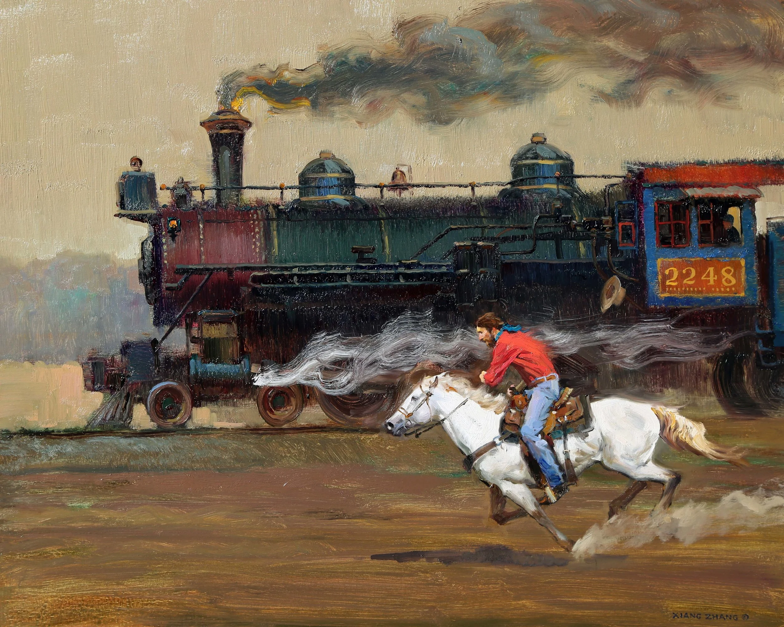 Coal and Oats 32" x 40"