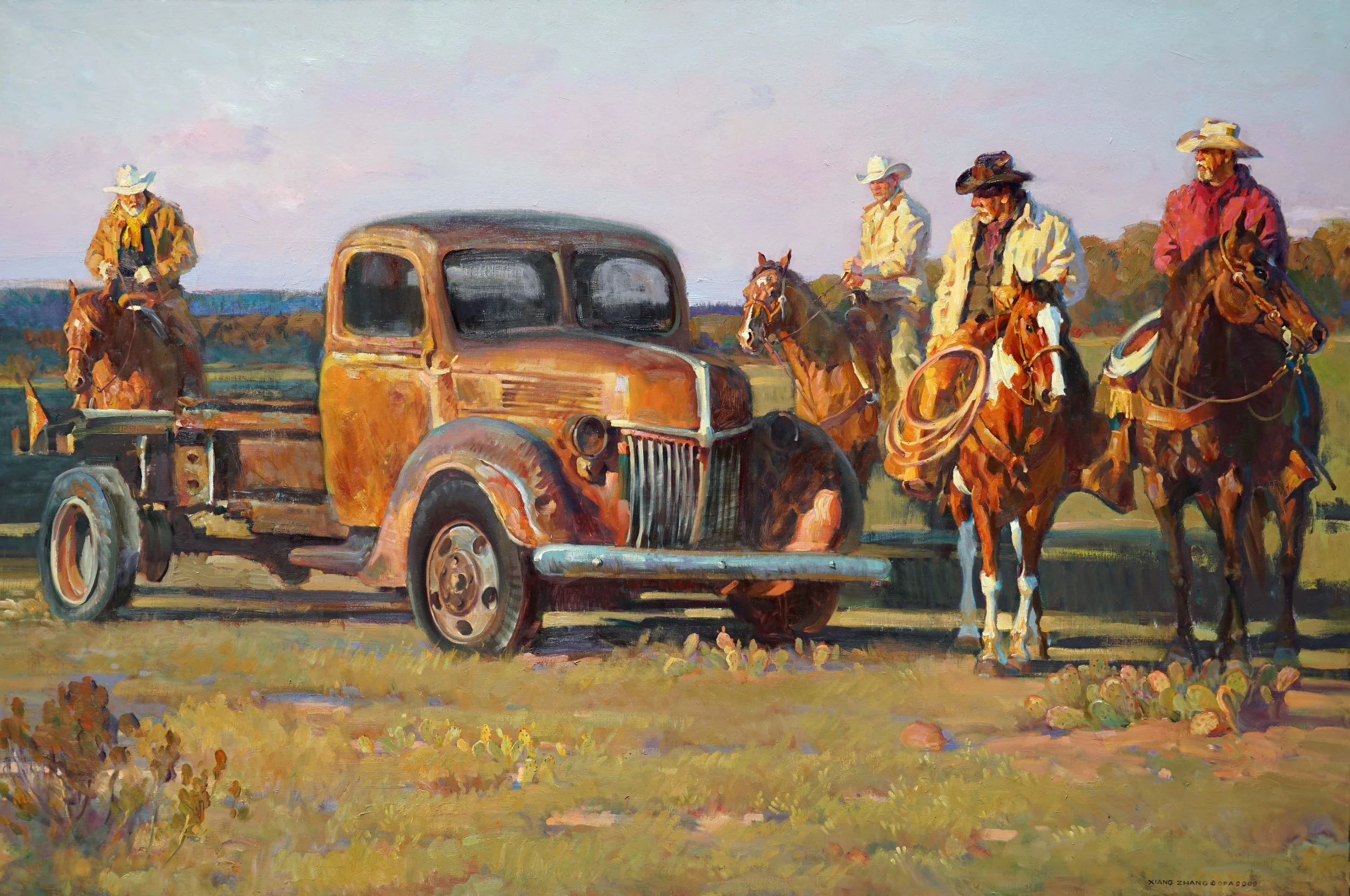 "Morning Discovery" oil on linen 48" x 72" 