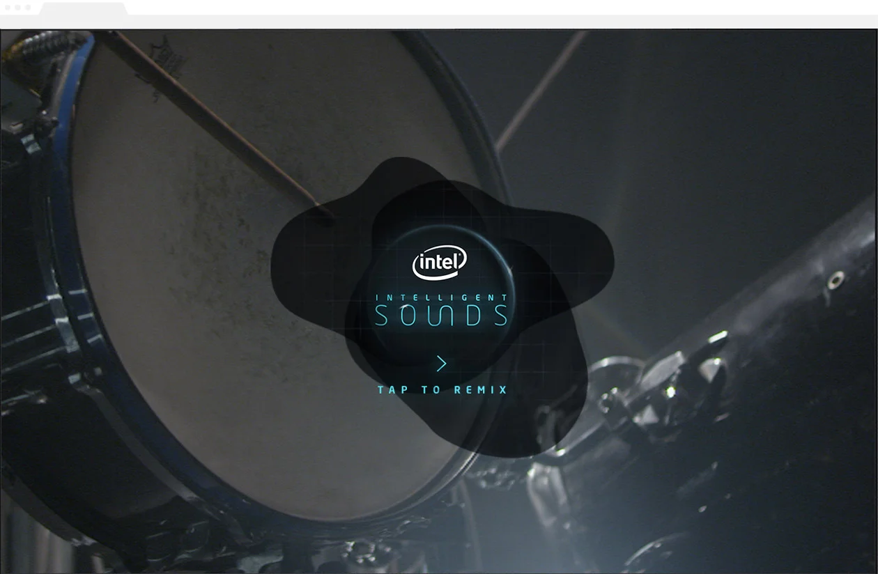 Intel app screen