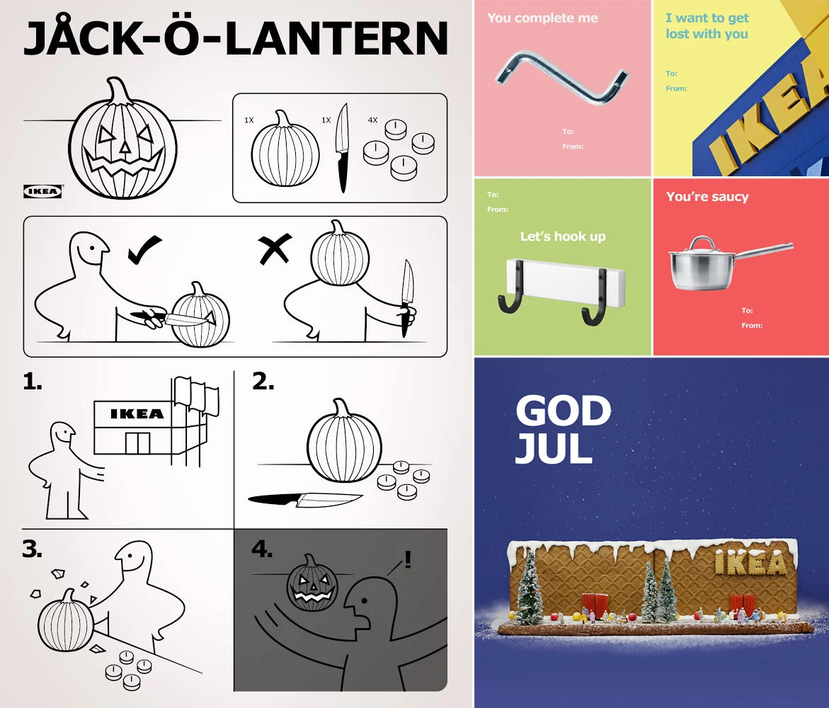 Seasonal posts——Halloween &amp; Valentines &amp; Christmas: