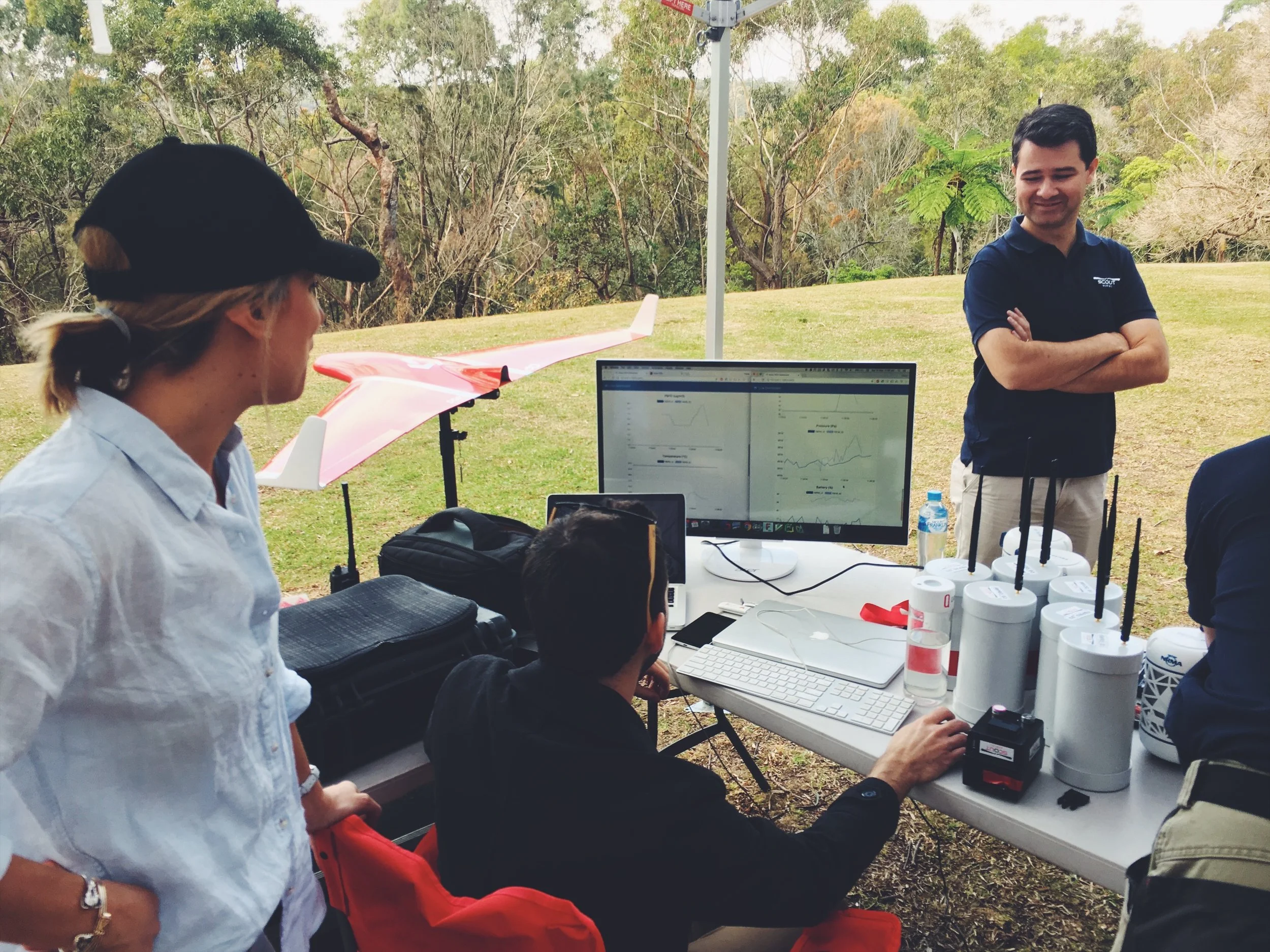 The software and hardware smarts that is the essence of a smart sensor detection network.