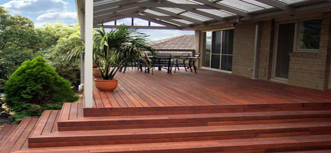 Another quality hardwood deck.