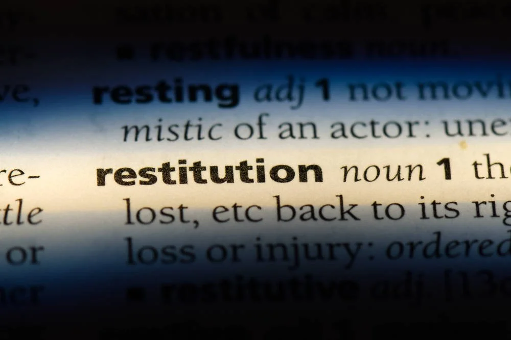 making restitution