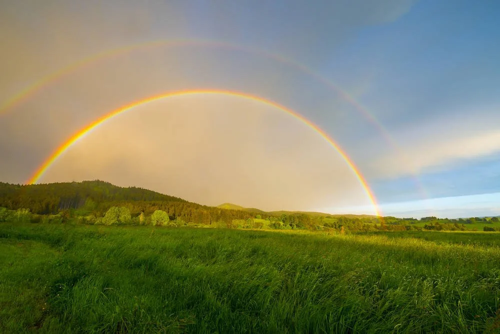 clouds and rainbows God's covenant with us