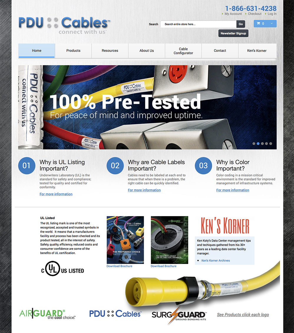 PDU Cables Website