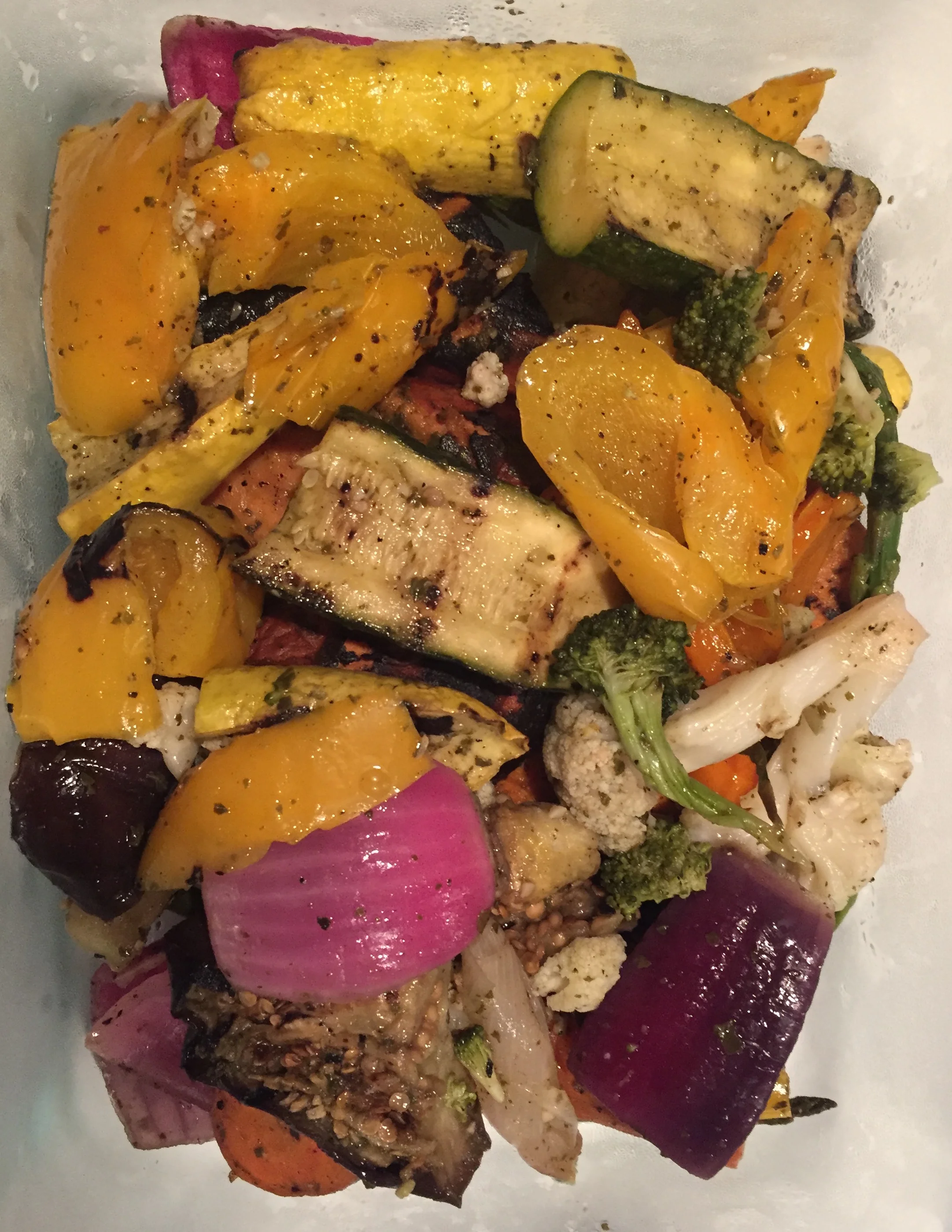 I brought these on purpose. This was for me to make easier decisions on what I knew I wanted and needed in this meal that I already knew would be a heavy one. 