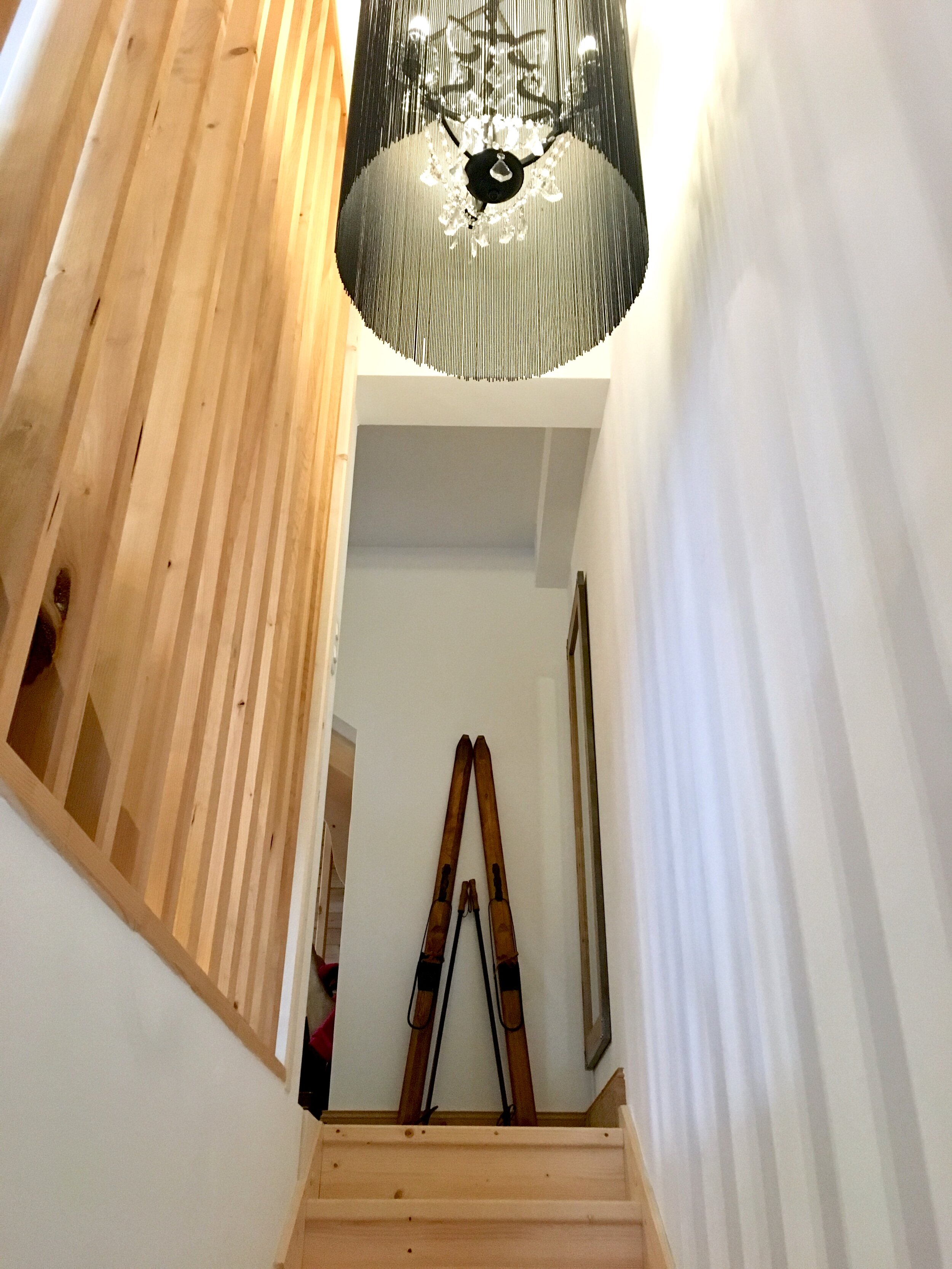 Stairwell in a chalet interior (Copy)