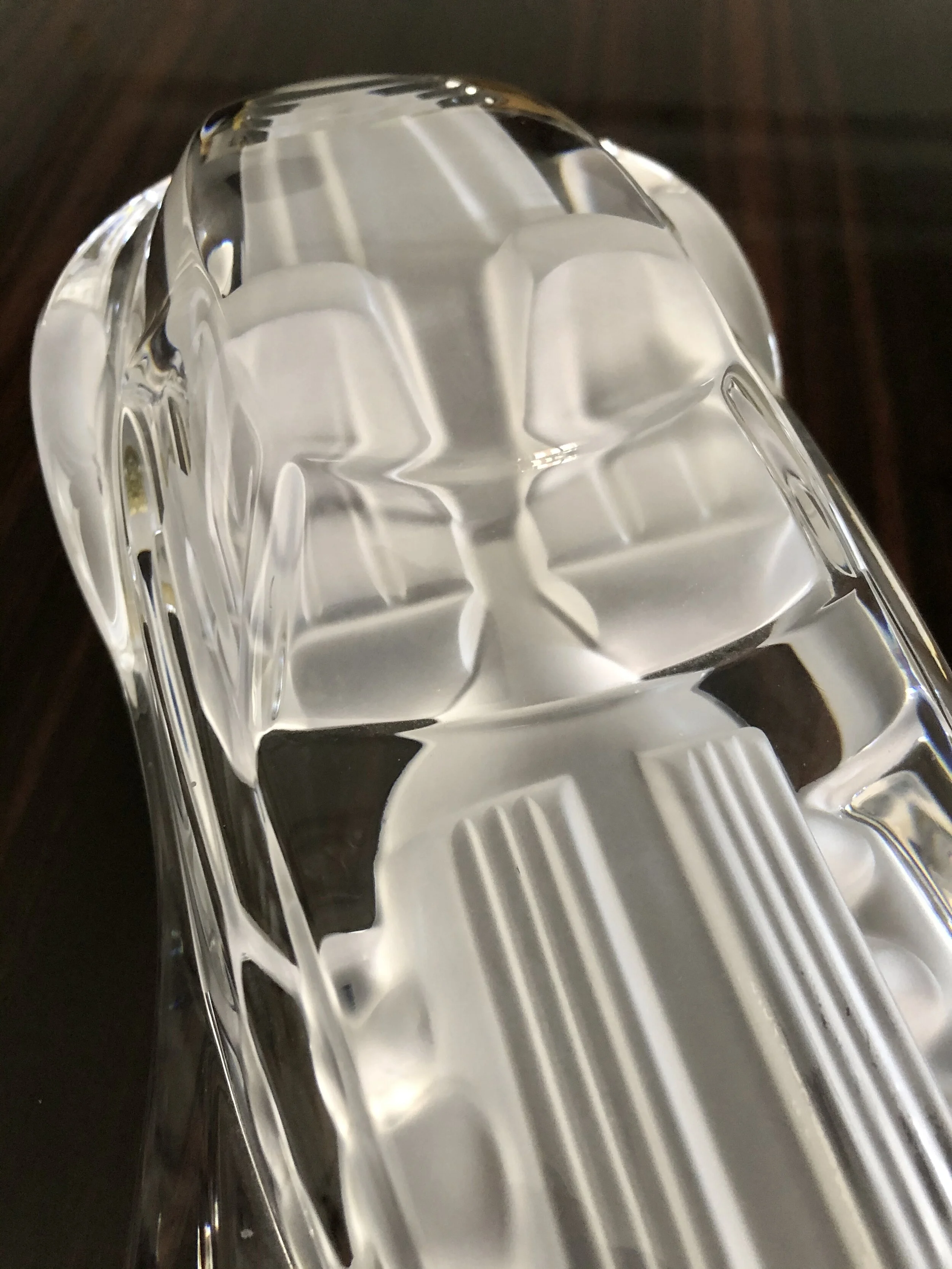 DAUM ' COUPE RIVIERA' CRYSTAL CAR. SOLD — Mandalay Design CO.