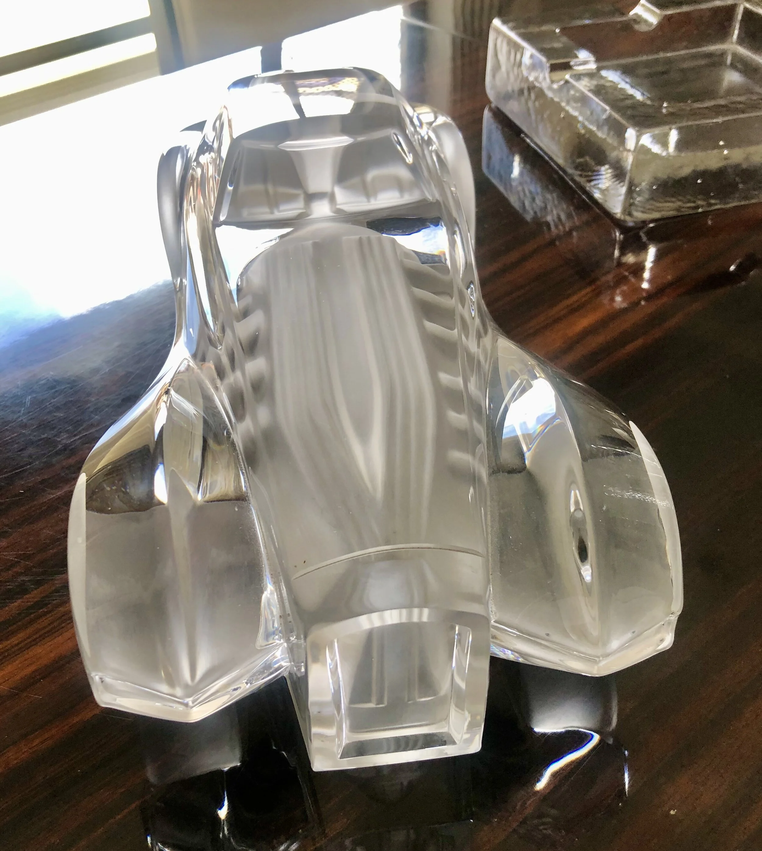 DAUM ' COUPE RIVIERA' CRYSTAL CAR. SOLD — Mandalay Design CO.