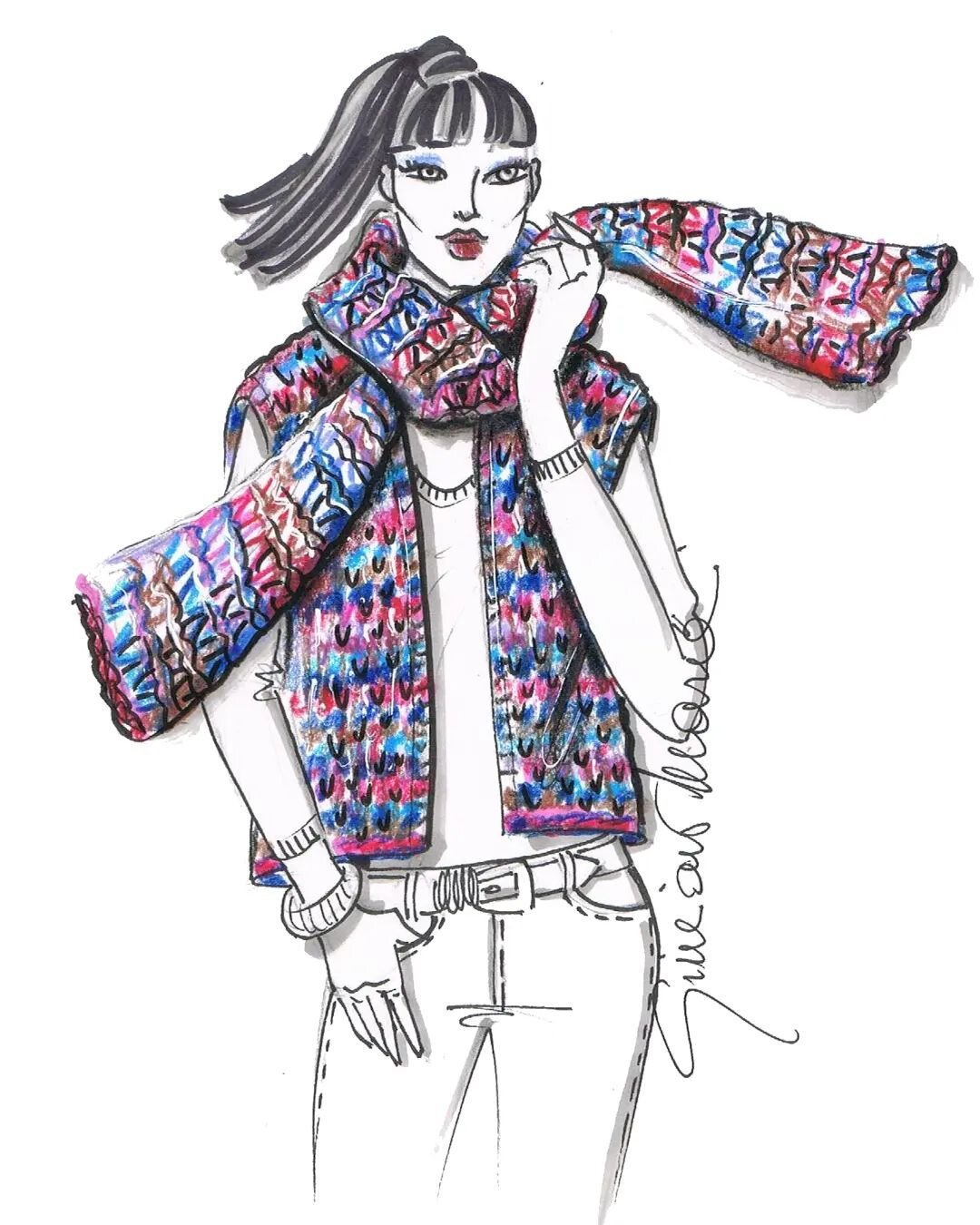 Il classico punto nido d'ape per un gilet effetto tweed, soffice e voluminoso, lavorato a 2 colori con il filato &quot;Conviene&quot; di @misstricotfilati e 2 soli gomitoli! Da coordinare la sciarpa con gli stessi colori
Troverete una vasta gamma di 