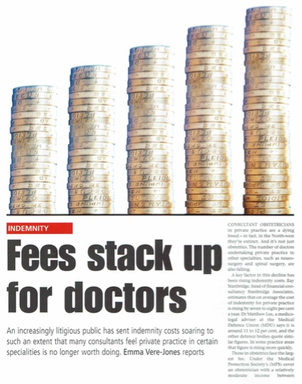 Fees stack up for doctors