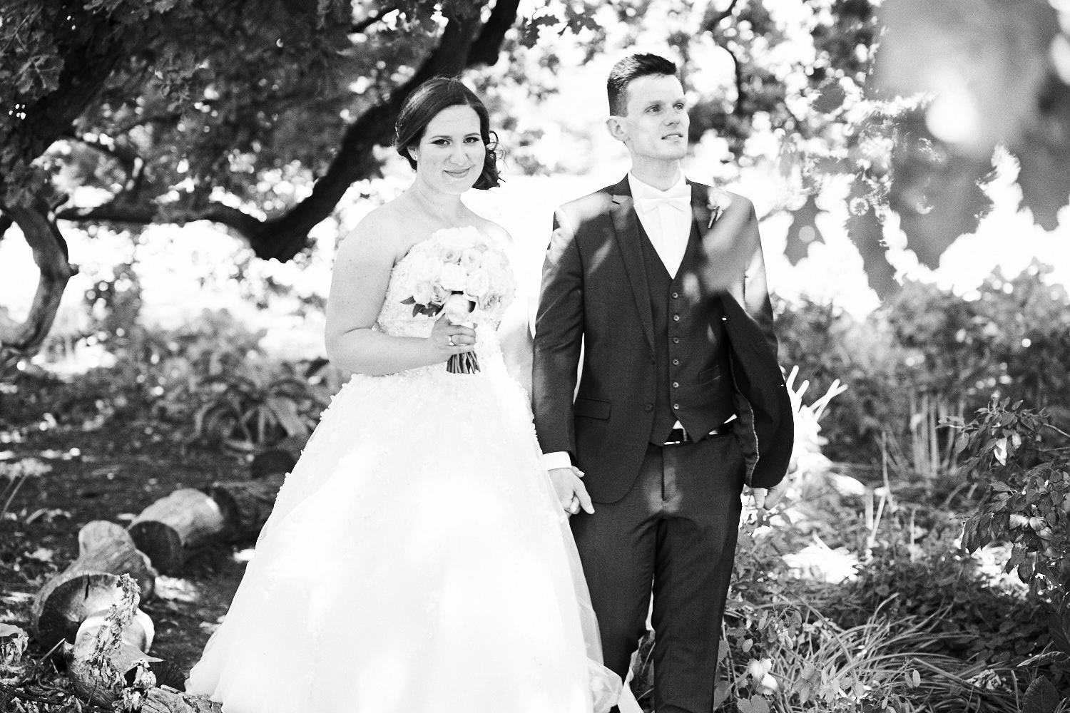 bride and groom carrick hill adelaide