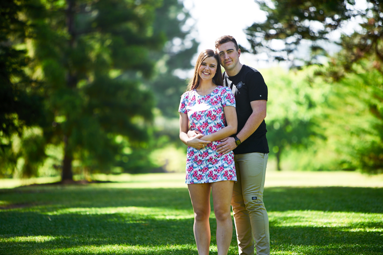 engagement shoot adelaide botanic gardens