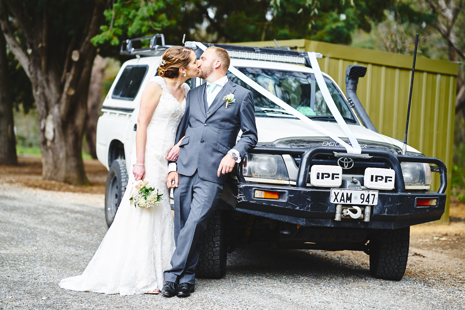 toyota hilux wedding car