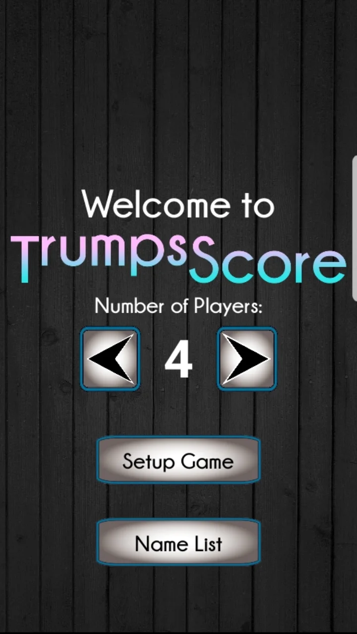 Main Menu