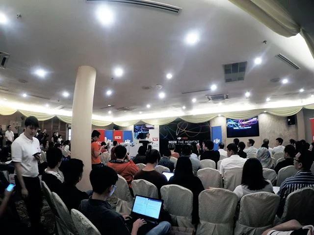 Launching event of DJI's new mini drone called ' Spark ' at Tropicana Golf & Country Club. Such an honor to be here. #DJI #airasia #pharglobal