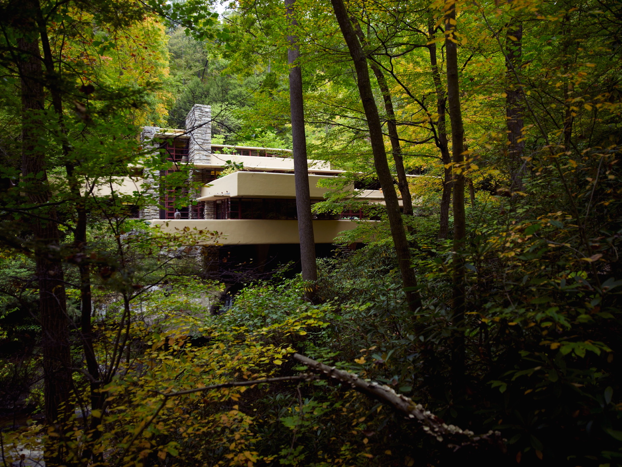  falling water  design: frank lloyd wright   