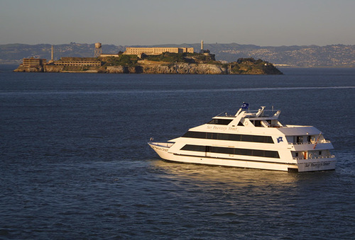 Up to 350 Guests This is a sleek luxury yacht featuring two marble dance floors, excellent on-board dining, and a state of the art music system.