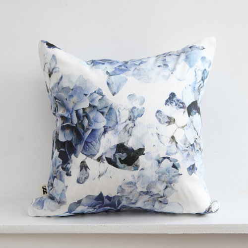 Blue Hydrangea Cushion