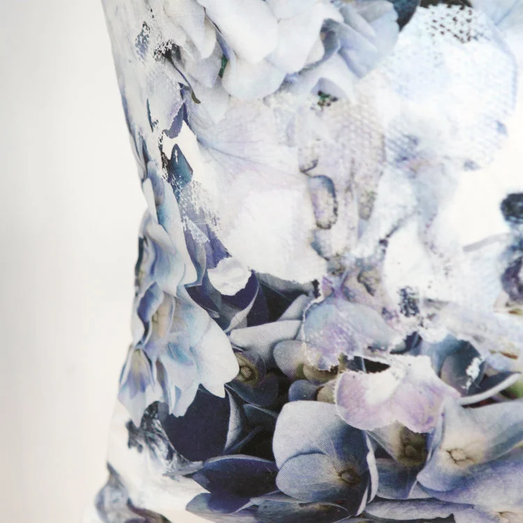 Blue Hydrangea Cushion | Eco Friendly Cushion | Blue Cushion | Floral Cushion | Botanical Cushion