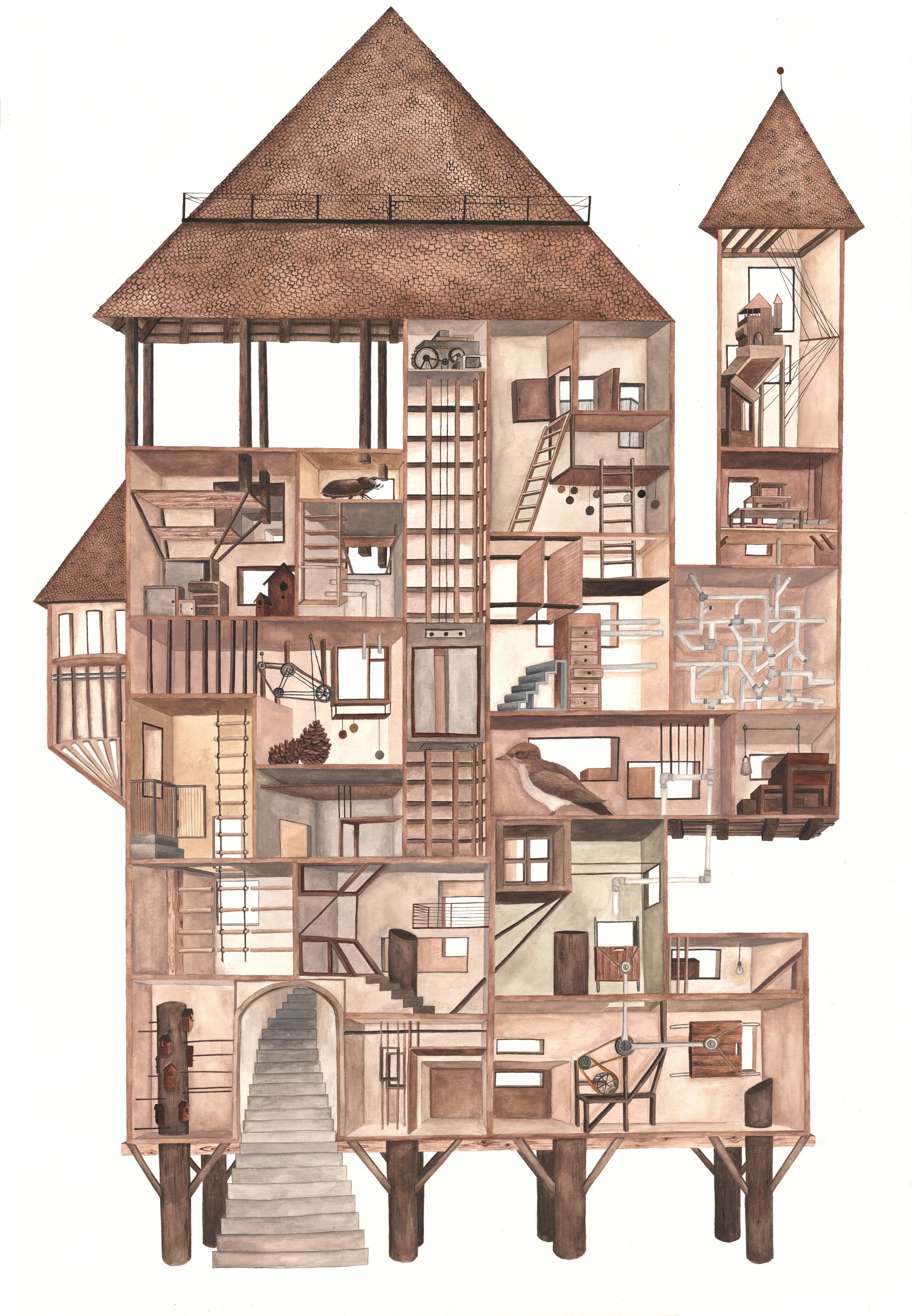Poster 'Dollhouse'
