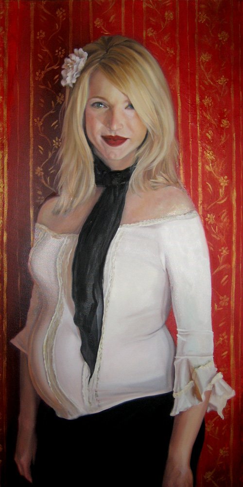 Lisa, oil on canvas