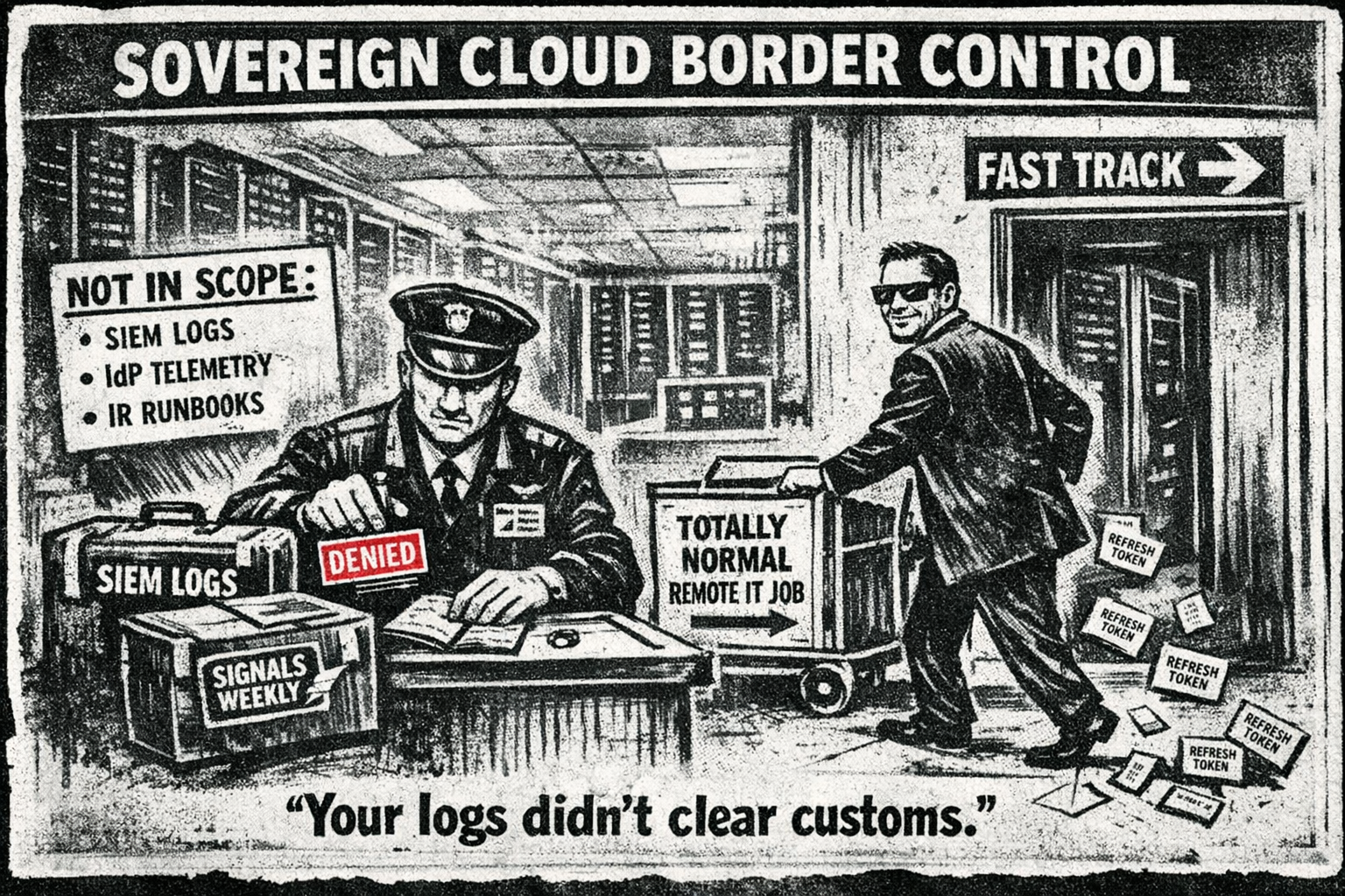 2026’s hottest new security control isn’t Zero Trust — it’s a passport stamp. 🛂☁️