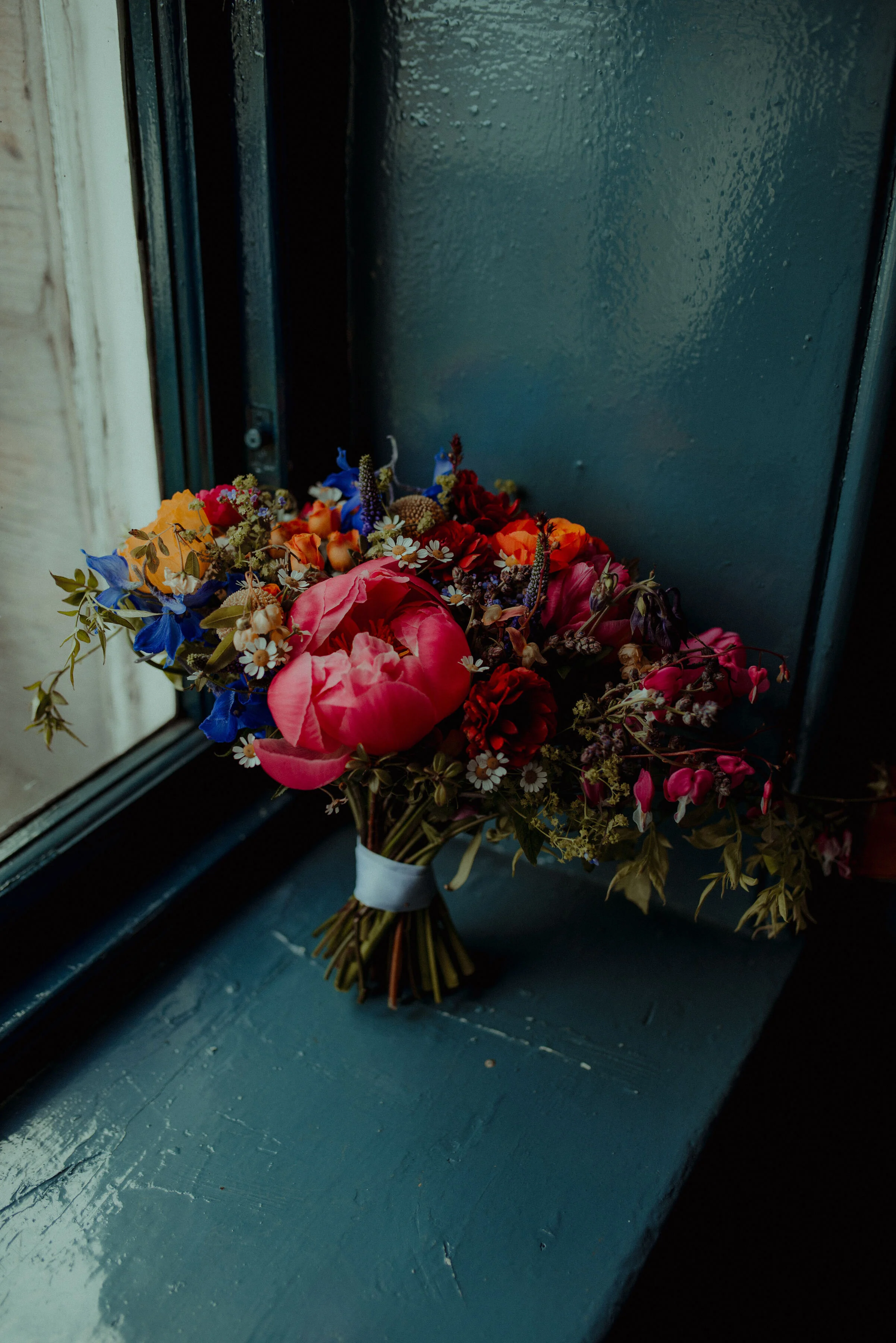 Wild flower inspiration spring brights at Riddles Court in Edinburgh