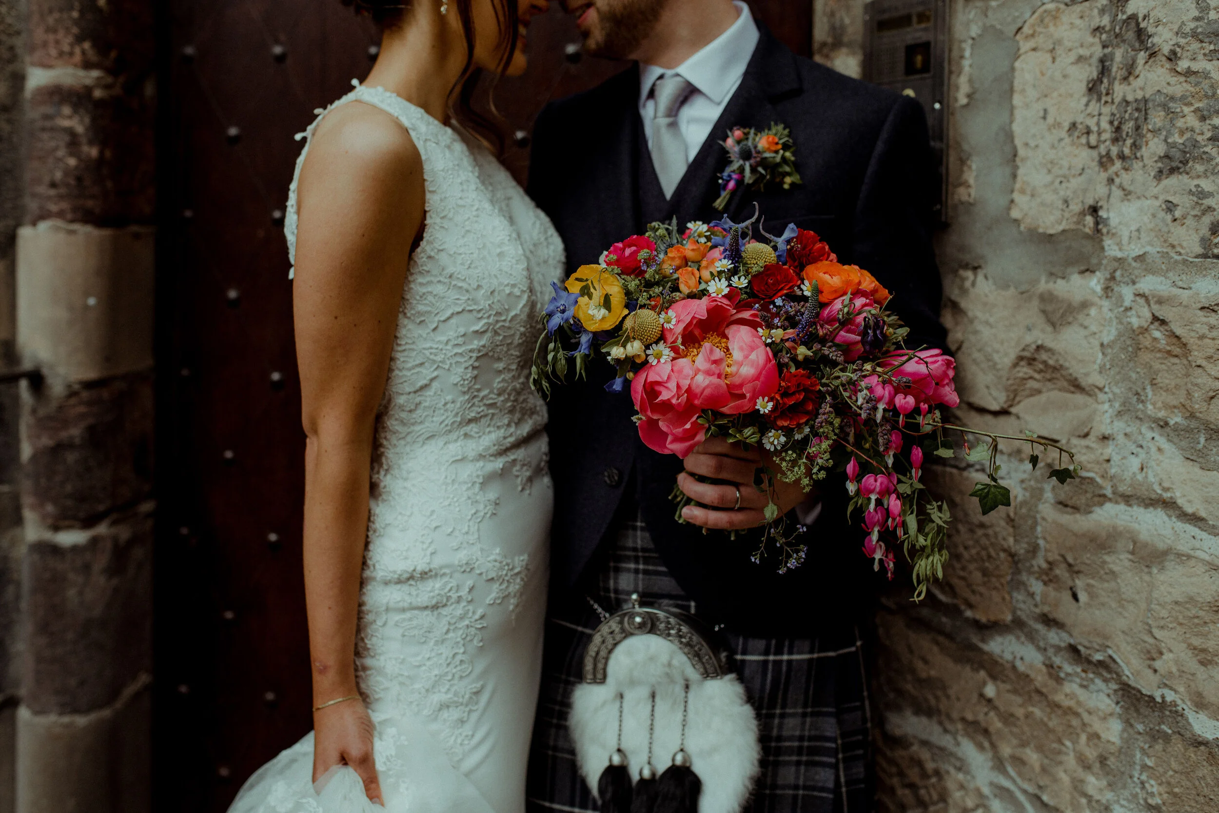 Wild flower inspiration spring brights at Riddles Court in Edinburgh
