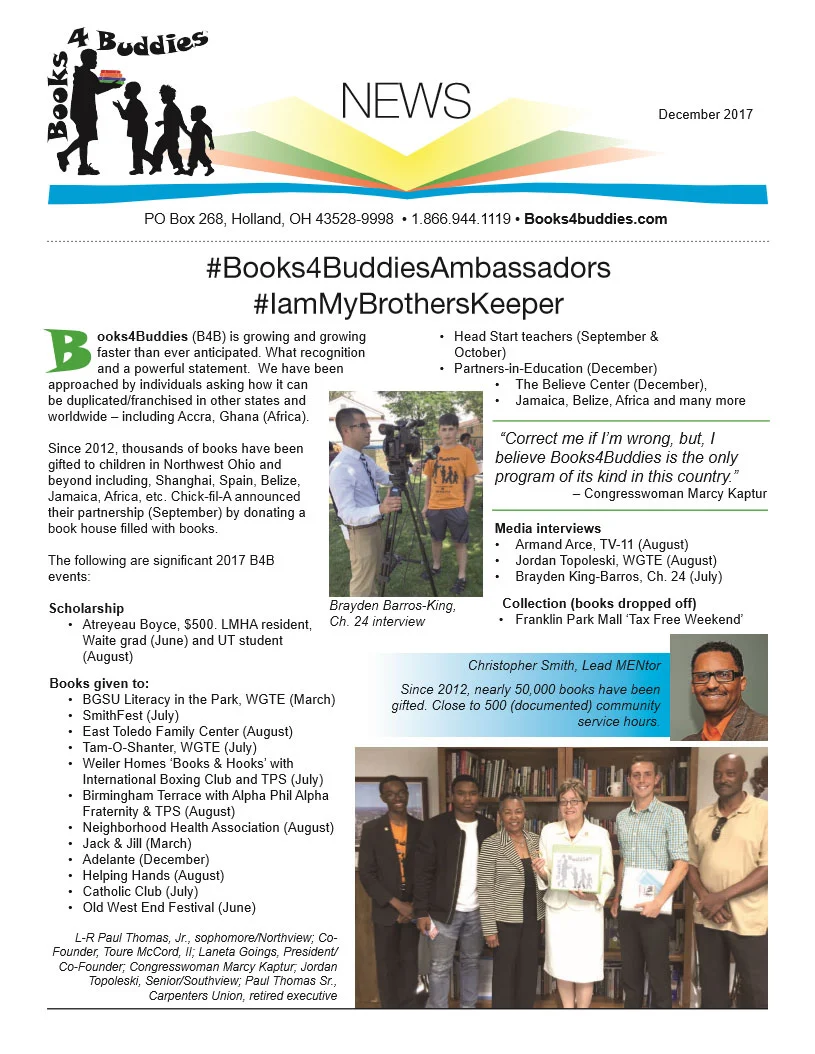 December 2017 Newsletter