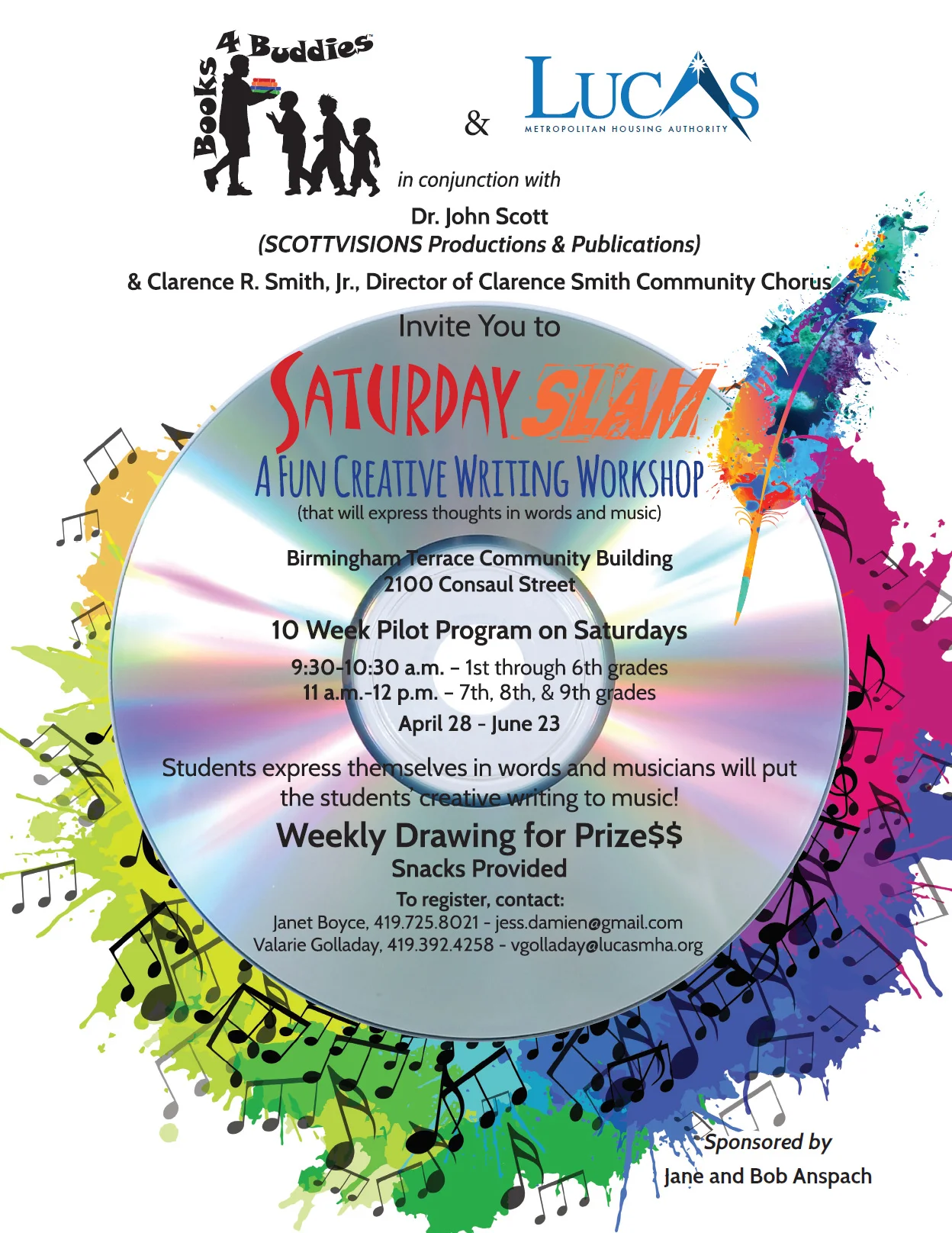 Saturday Slam - A Fun Creative Writing Workshop