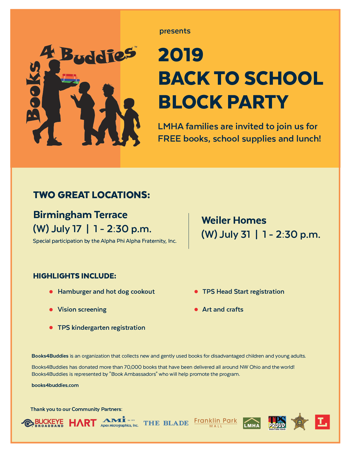 2019 Back to School Block Party