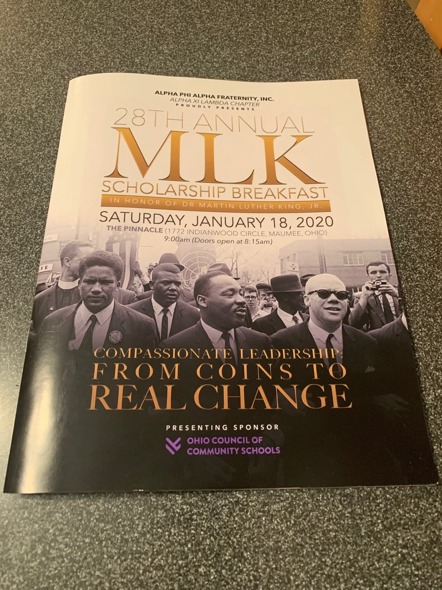 Books 4 Buddies attends the annual Dr. Martin Luther King, Jr. Scholarship Breakfast