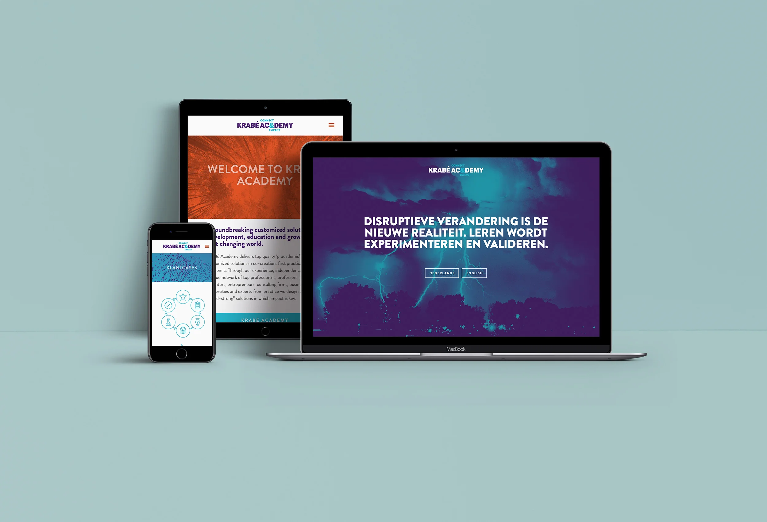 Krabé Academy website