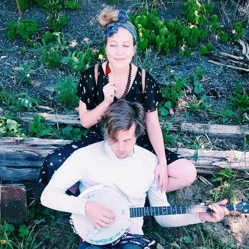 I captured this image of my lovelisome band-mates last weekend sitting down by the river. They are the creators of @FrolicChocolate.