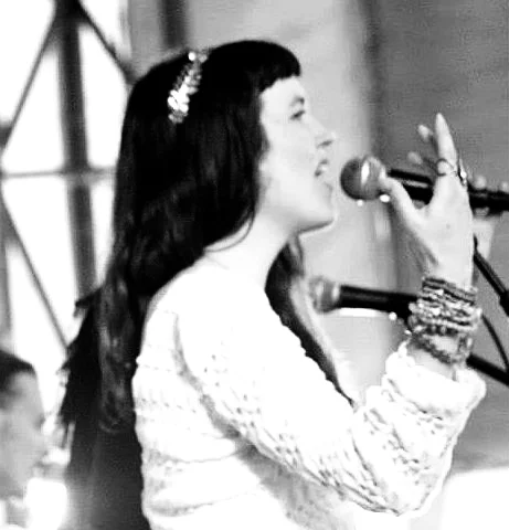 Singing at the Charlottesville Sprint Pavillion.