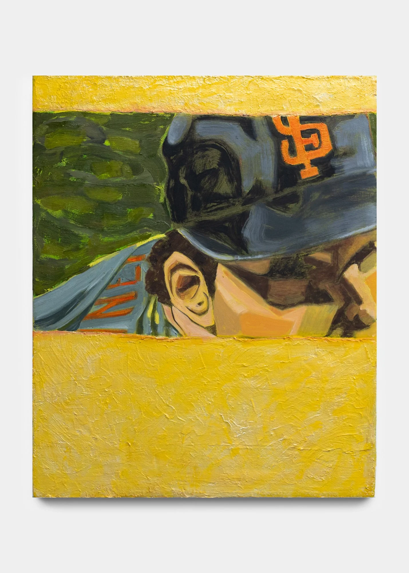 Eyeballing the sun, 2025 
Oil on canvas
24 x 30 in