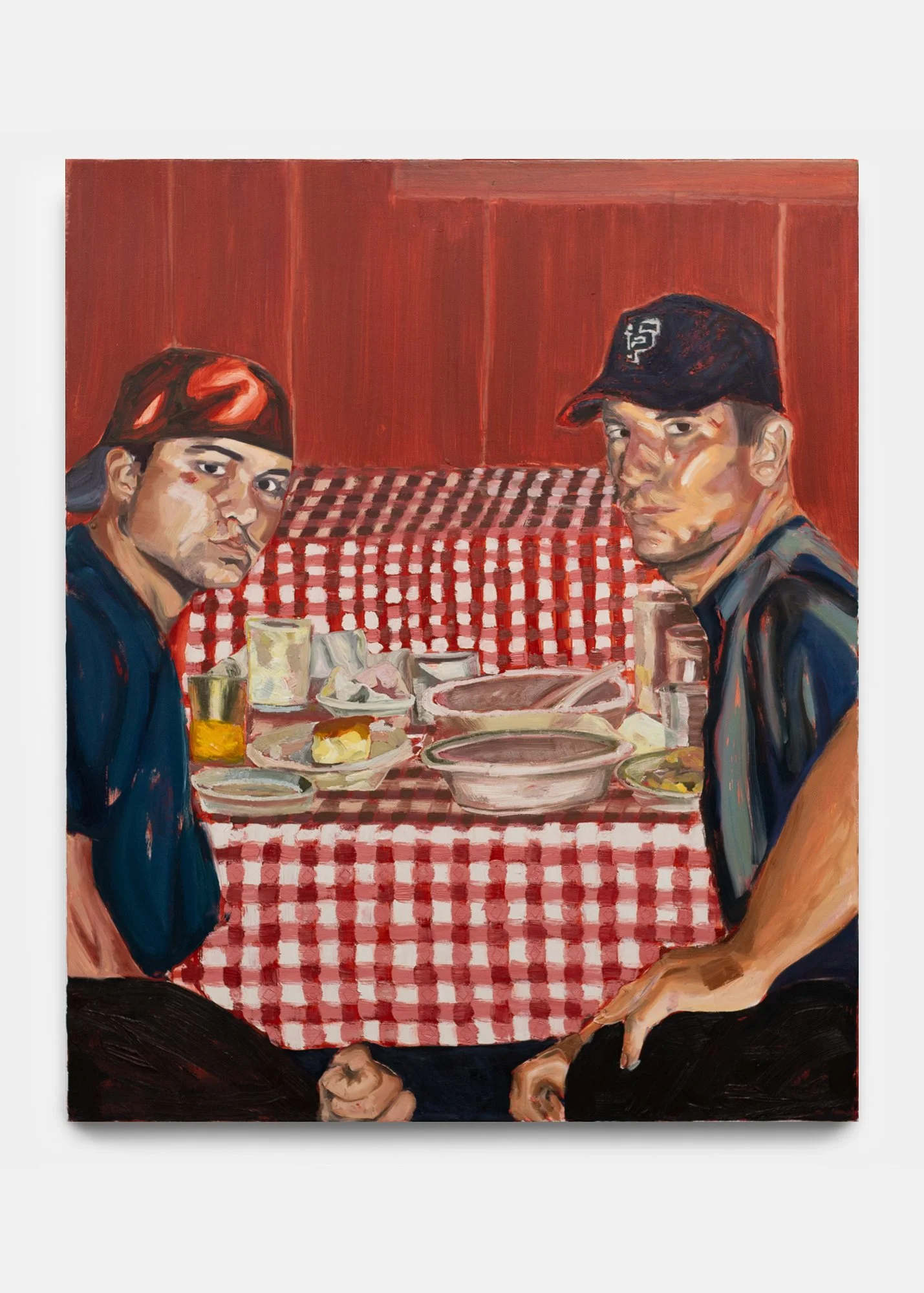 penalties of espionage, 2025 
oil on canvas
48 x 40 in