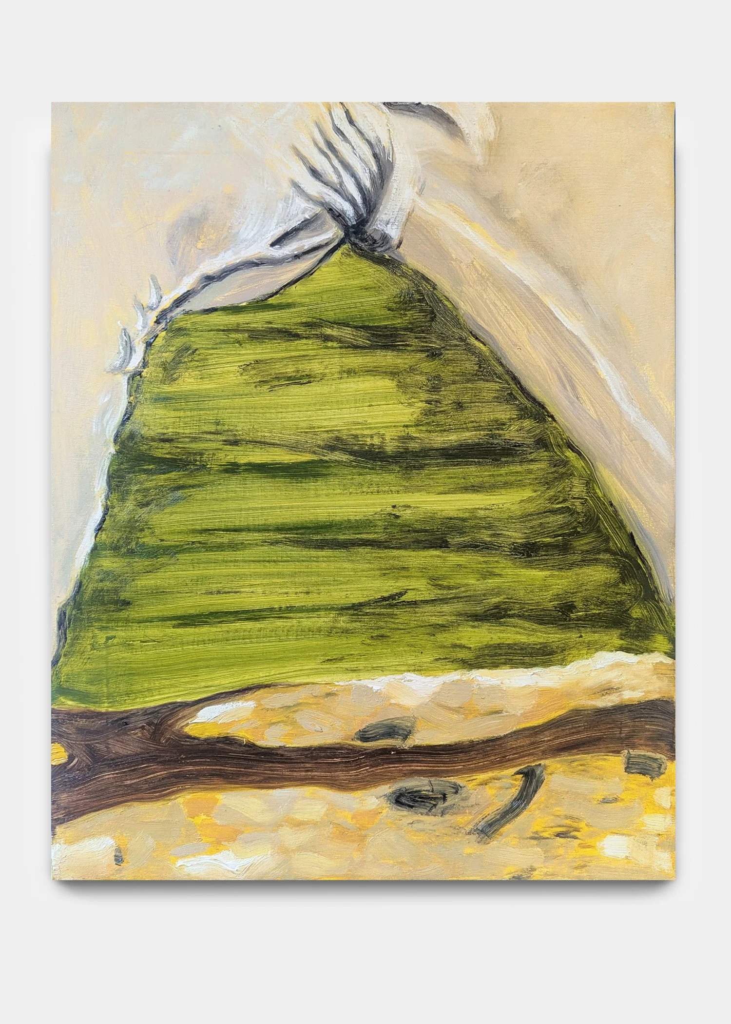 wow, right between the legs, that's gotta hurt, 2025
oil on canvas
24x30 in