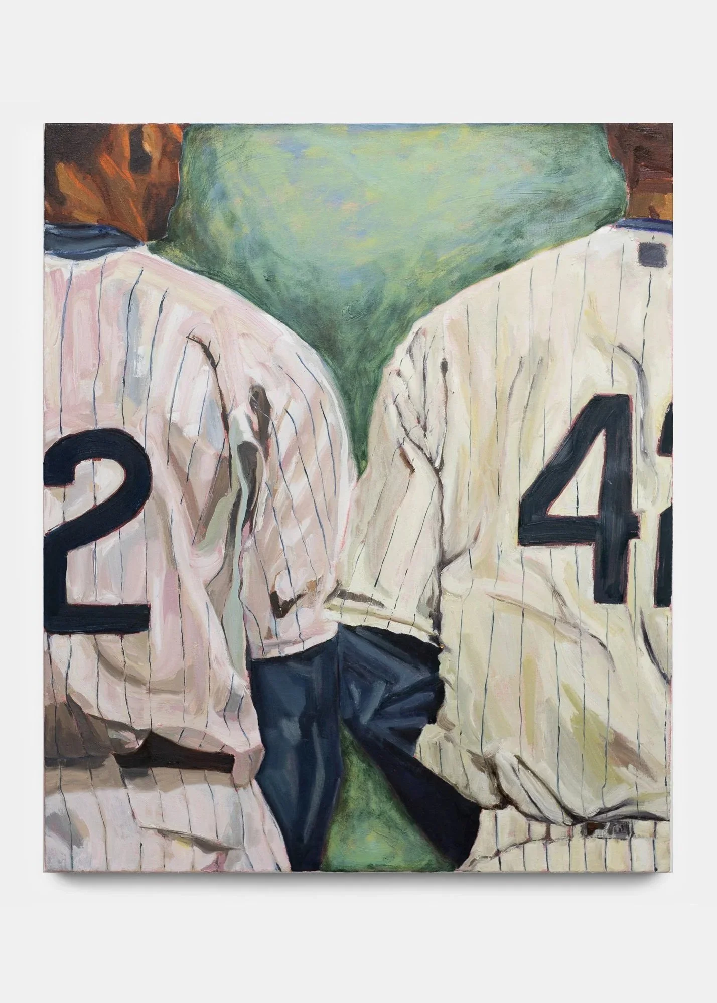 still waiting on the third line, 2025 
oil on canvas
48 x 40 in