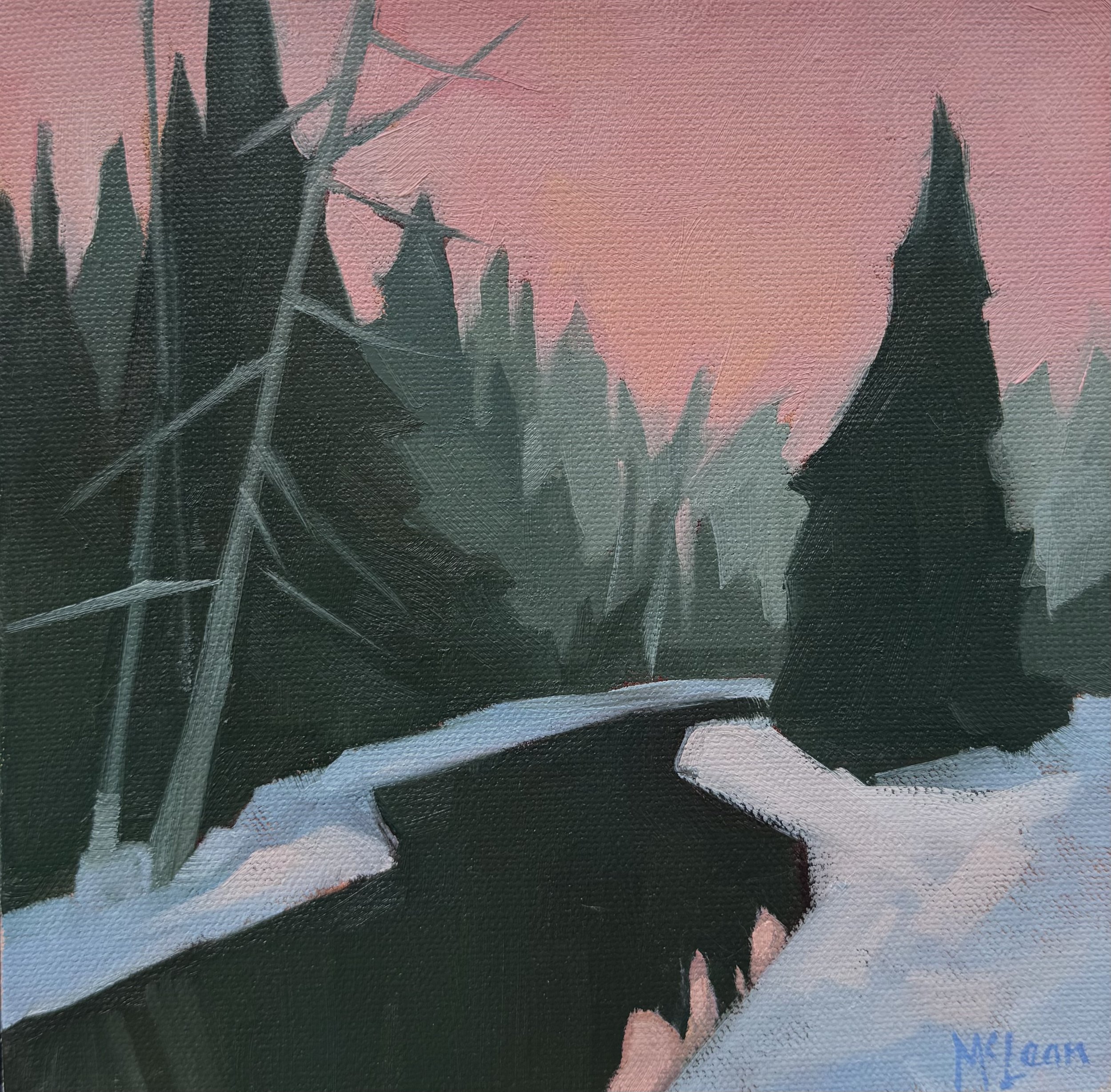 McLean_Meg_First Light, Baker River_8x8.jpeg