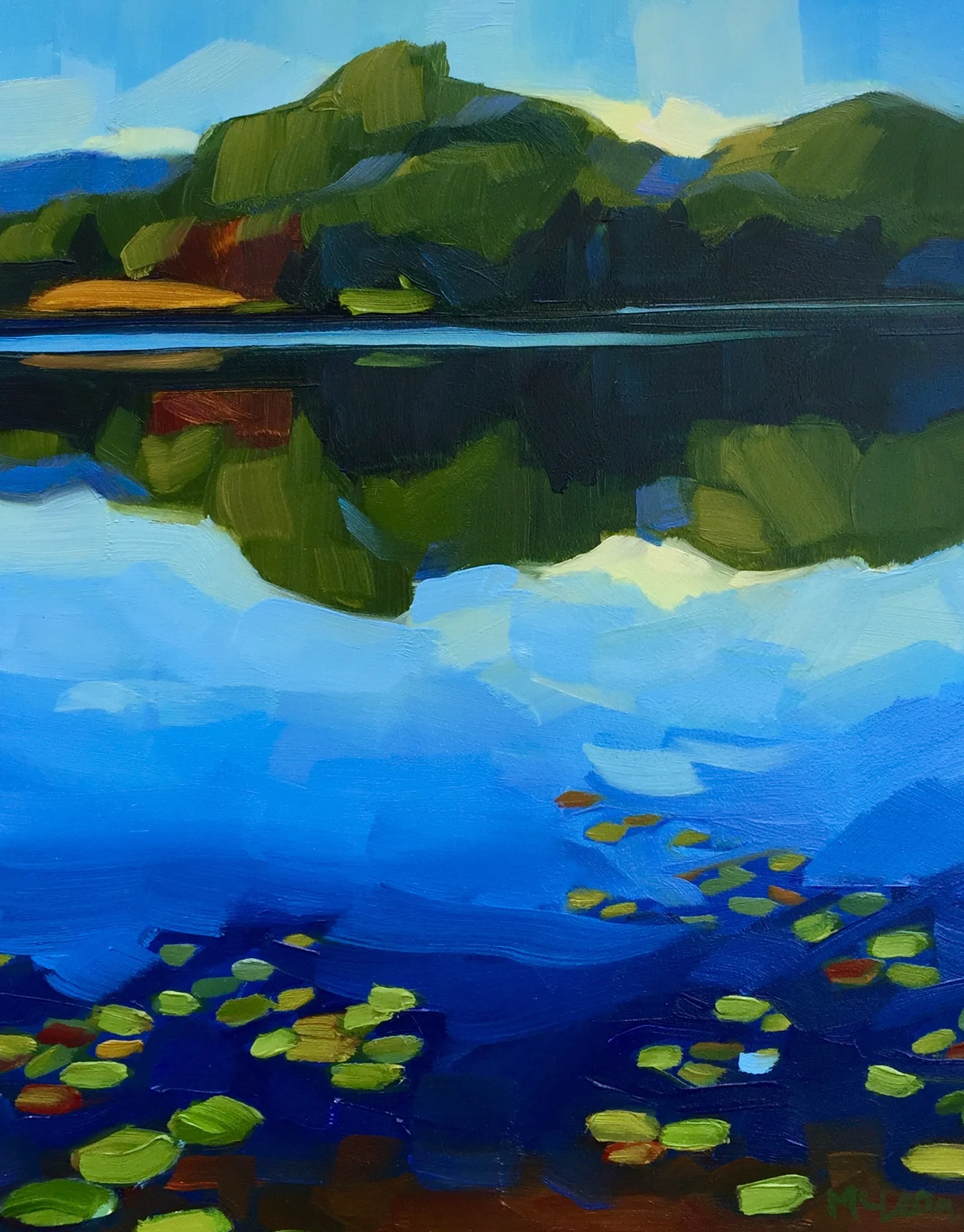 Reflecting on Post Pond