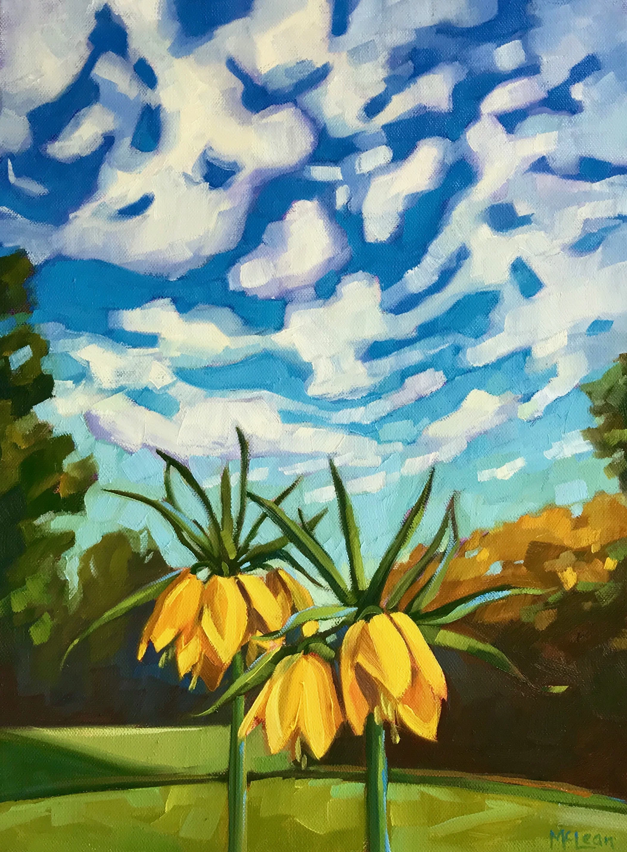 Buttermilk Sky over Fritillary