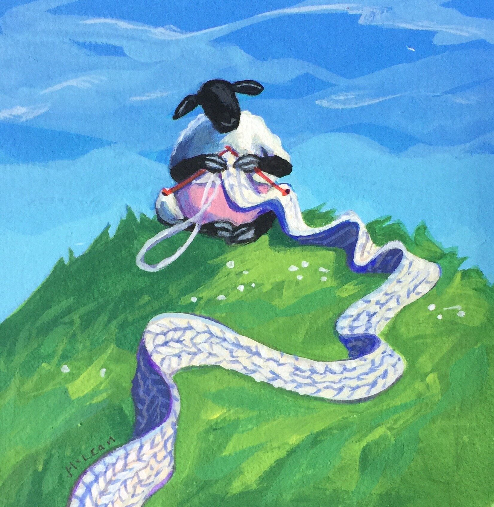 Knitting Sheep