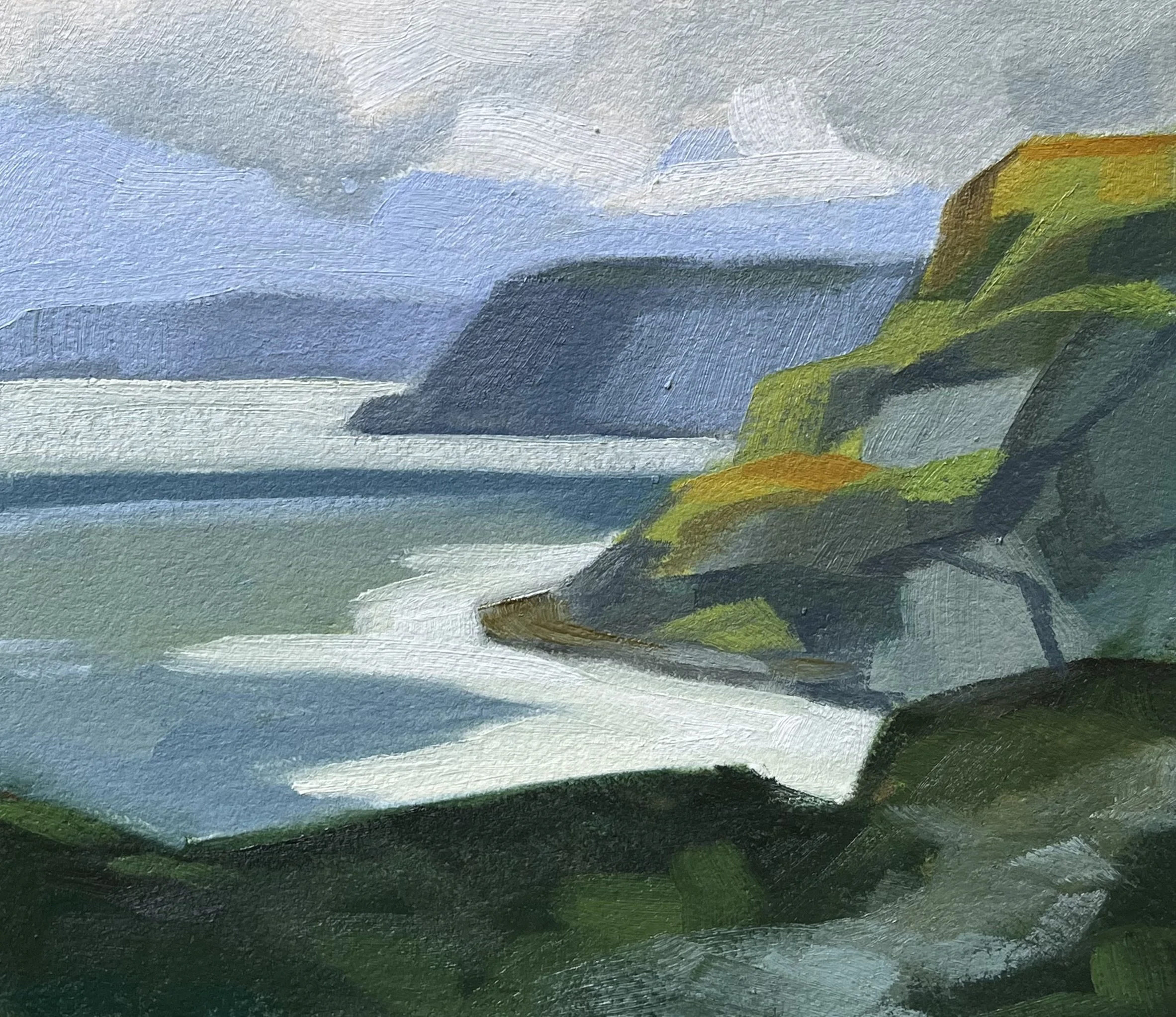 From Staithes, Cloudy Sky